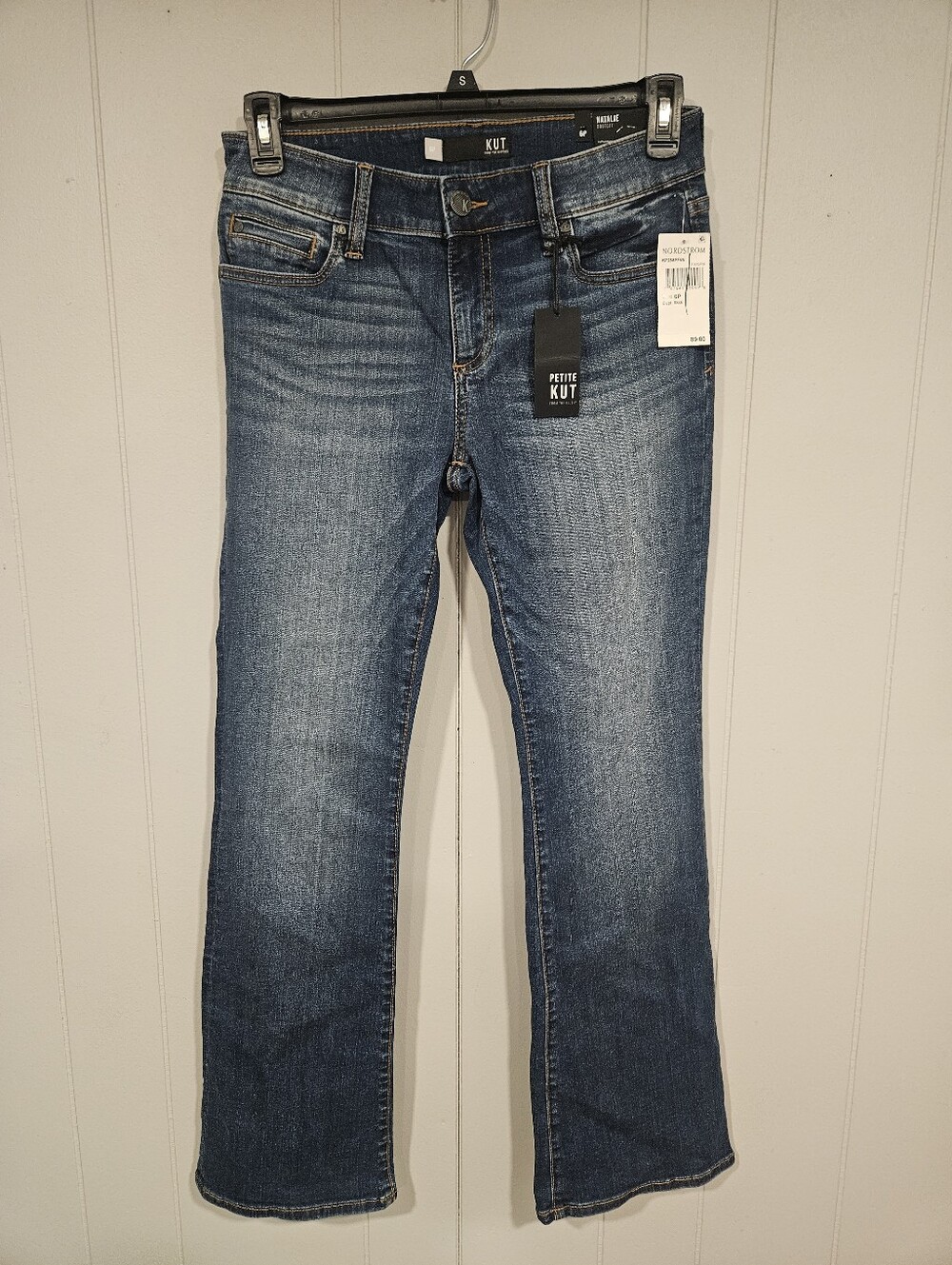 Kut from the Kloth Natalie Petite Jeans Women's 10P Blue High Rise Bootcut NWT